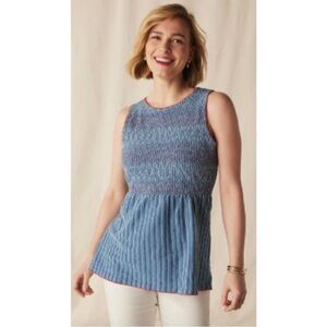 NWT ❤️ Matilda Jane - Red, White & Blue Roxie Striped Tank Top‎ - L